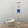 Jerpoint Glass Studio pair of large candlestick holders Image 2