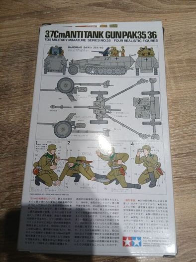 Tamiya 3.7 Cm Pak Anti-tank Gun Pak 35/36