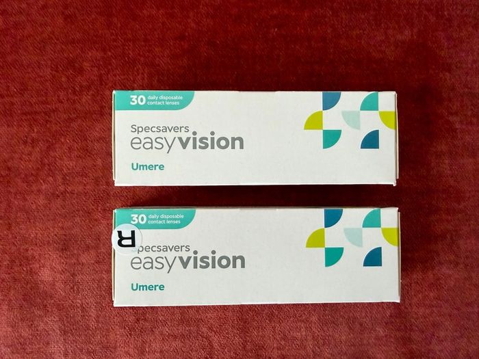 Specsavers Easyvision Umere 1 Day Contact Lenses -3.25