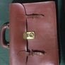 Leather Vintage Satchel/Briefcase Image 3