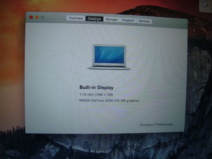 Laptop Apple Macbook Air 11" 2010, Intel @1.4ghz, 2gb Ddr2, 60gb ssd