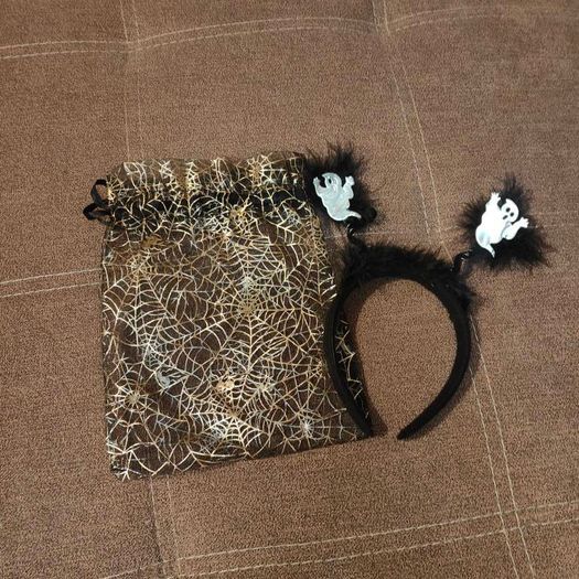 Girls Halloween Headband with the bag