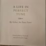 A Life In Perfect Tune. My Father The Piano Tuner. By Anthony Woods. Signed First Edition Large Volume Hardback In Very Good Condition. Image 6