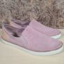 womens UGG ADLEY PERF slip on pink suede leather trainers shoes flats Size UK 8 EU 42 (AT2) Image 2