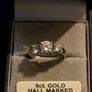 9ct White Gold Ring Image 2