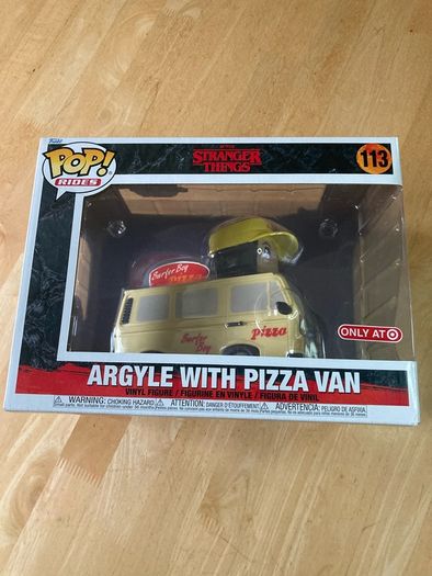 Stranger Things Argyle Pizza Van Funko Pop 113 - New