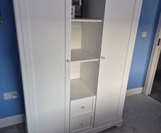 white wardrobe