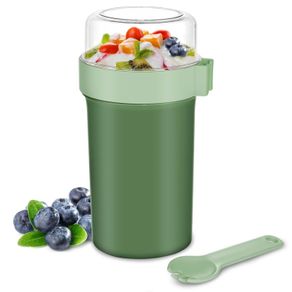 Brand New IWTTWY cereal cup to go, yogurt cup to go large 760ml 230ml with dressing container,