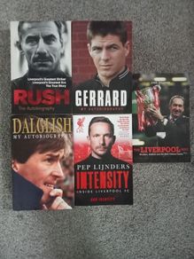 FREE POST 5 Liverpool Books LFC Football Autobiography
