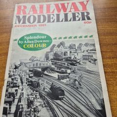 Rare Find: Vintage Railway Modellier December 1981.