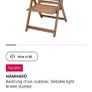 ikea Nammaro garden furnitures chairs and table Image 5