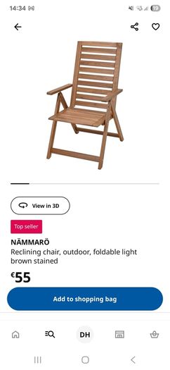 ikea Nammaro garden furnitures chairs and table