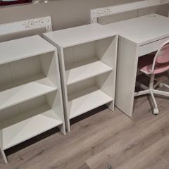 Desk / Chair / 2 x Bookcases (selling as a set)
