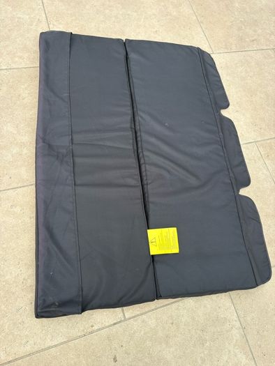 Garden Bench Cushion, 2 Seater Swing Chair Cushion, Seat Pad for Outdoor Use, L130cm, Black