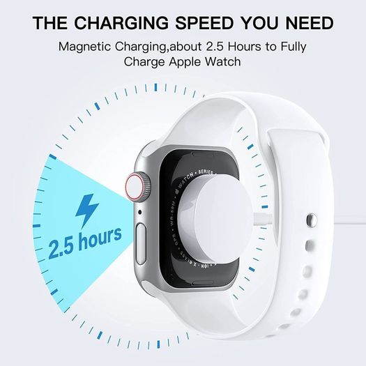 Portable Wireless Charger for IWatch 7 6 SE 5 4 Magnetic Charging Dock Station USB Charger Cable for Apple Watch Series 4 3 2 1