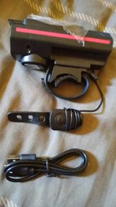 Front Solar Powered Bike light &Horn.