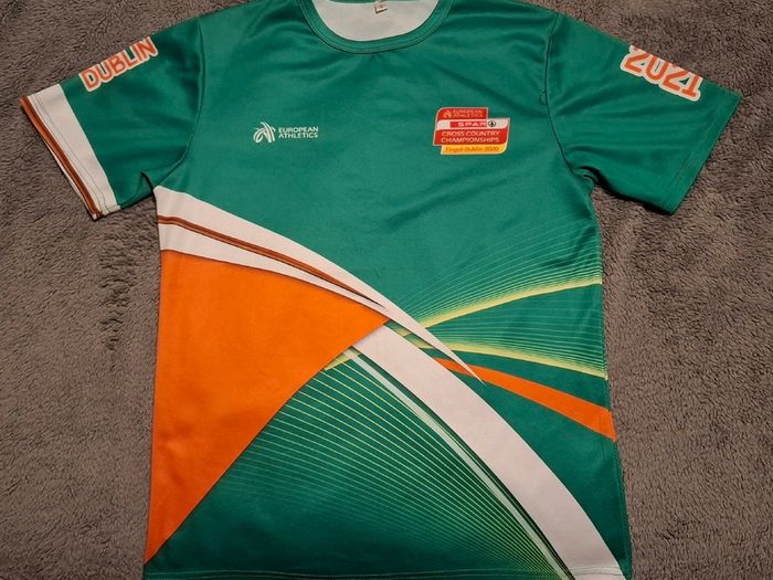 European Athletics Cross Country Championship Ireland Jersey (Adult Small) FREE POST