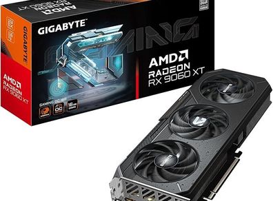 Gigabyte Radeon Rx 9060 Xt Gaming Oc 16g Graphics Card - 16gb Gddr6, 128bit, Pci-e 5.0, 3320 Mhz Core Clock, 2 X Displayport, 1 X Hdmi, Gv-r9060xtgaming Oc-16gd