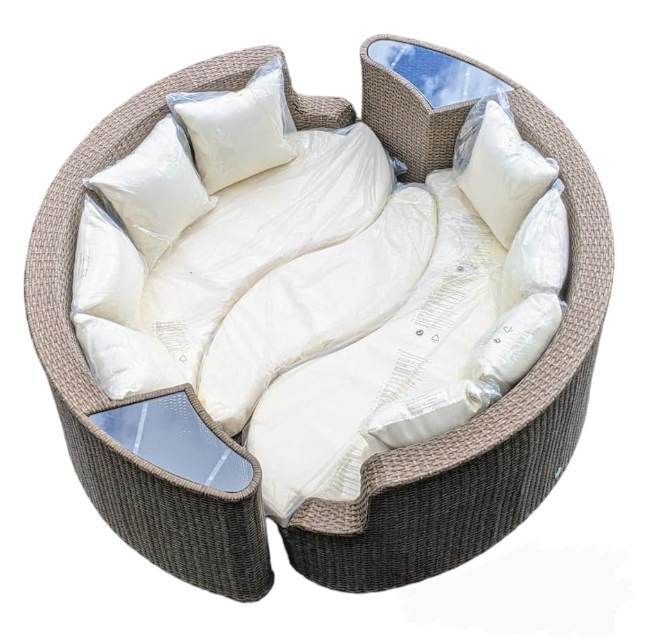 Garden furniture daybed sofa set