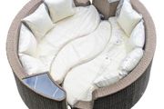 Rattan furniture sofa daybed