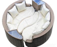 Rattan furniture sofa daybed