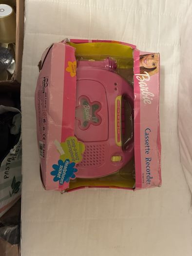 Barbie vintage cassette recorder with microphone