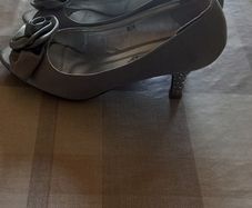 Shoes Silver Peep toe