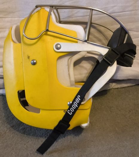 yellow cooper helmet