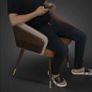 BRAND NEW Modern Leisure Dining Chairs Simple Creative Ins Home Furniture Image 3