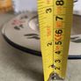 large stoneware jackson pottery modern design handmade holly candle holder with handle Image 2