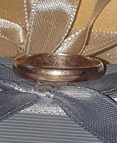 Vintage Soviet 14K Yellow Gold Wedding Band