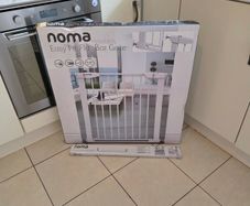 Noma Flat Step Stair Gate x 2 with Extensions
