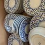 blue and white saucers Image 5