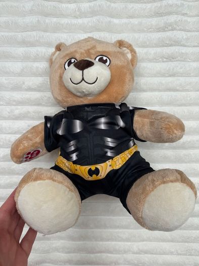 Build A Bear Workshop BAB Brown Bear The Dark Knight Batman Not Working Used Please see pictures