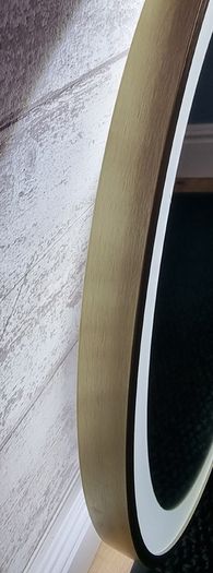 LED Bathroom Mirror Gold Frame Antifog