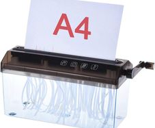 A4 9" Paper Shredder Shredded Paper Manual Hand Paper Shredder Document File Handmade Straight Cutting Machine for School Office