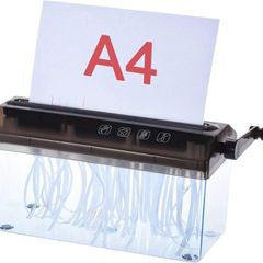 A4 9" Paper Shredder Shredded Paper Manual Hand Paper Shredder Document File Handmade Straight Cutting Machine for School Office