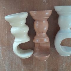 Curtain pole supports x 3