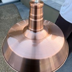 Copper ceiling light