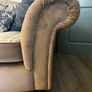 Chesterfield Arm Chair and Footstool Image 5