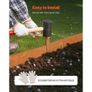 Weather-Resistant Steel Landscape Edging 6 Packs 40 x 8in for Yard Garden Image 6