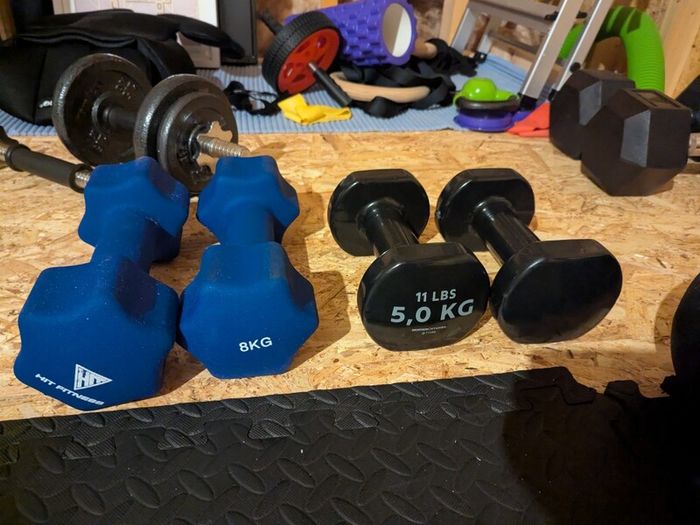 5kg and 8kg Dumbbells
