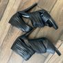 Zara Black Sandals , Size 38 Image 3