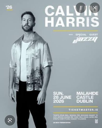 TWO Calvin Harris Tickets
