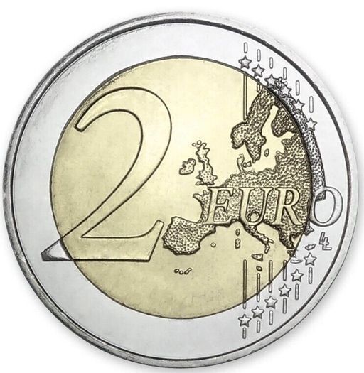 Luxembourg 2 Euro Commemorative Coin 2010 - Coat of arms of the Grand Duke. Uncirculated.