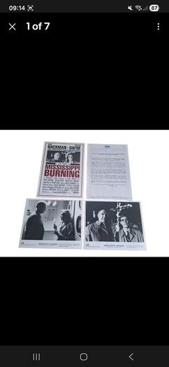Mississppi Burning 1988 Press Kit