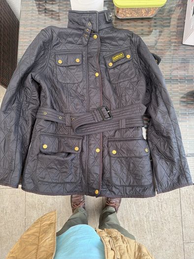 ladies barbour jacket international Black
