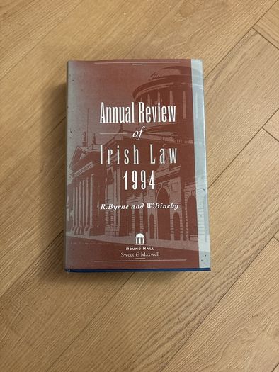 Annual Review of Irish Law 1994, Byrne and Binchy, Roundhall, 1996, hardcover