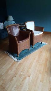 Pair of Vincent Sheppard armchairs with cushions