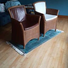 Pair of Vincent Sheppard armchairs with cushions